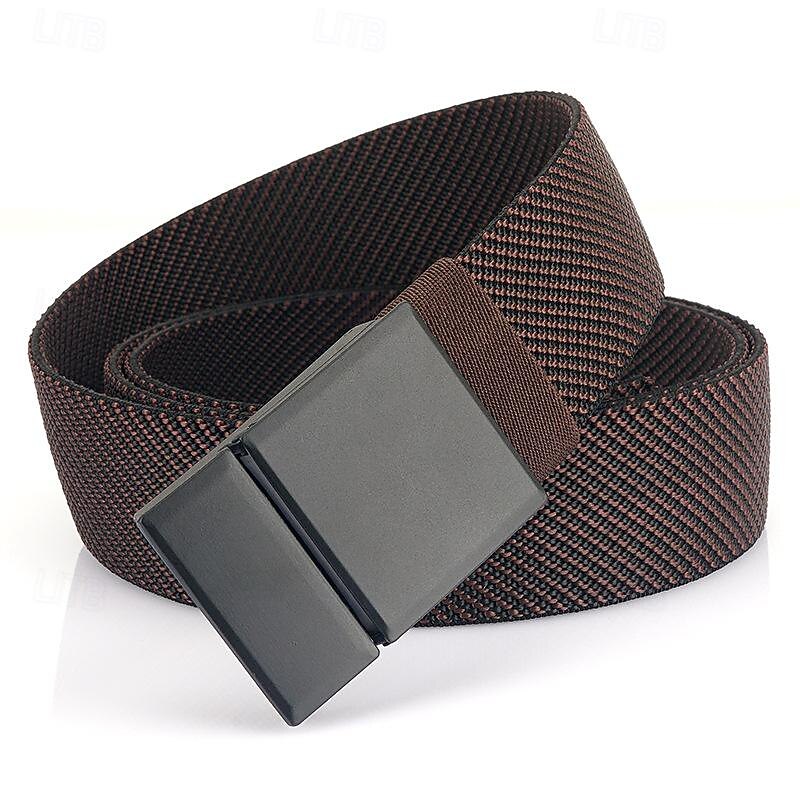 Men's Belt Outdoor Belt Waist Belt Blue Army Green Polyester Adjustable Heavy-Duty Plain Outdoor Daily2