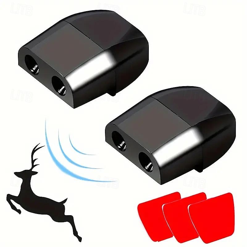 Outdoor Safety Car Physical Ultrasonic Animal Siren Deer RepellersMotorcycles Trucks Alert Device Alarm Tool 2X Animal ProtectionsDevices Motorcycles Warning Collision Prevention Devices2