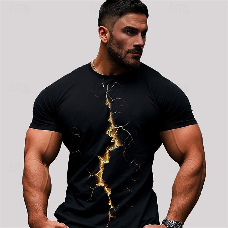 Men's Graphic Dragon T Shirt Short Sleeve T shirt 3D Print Crew Neck Shirt Designer Casual Street Style Sports Outdoor Holiday Going out Purple Brown Spring & Summer Clothing Apparel S M L XL 2XL 3XL2