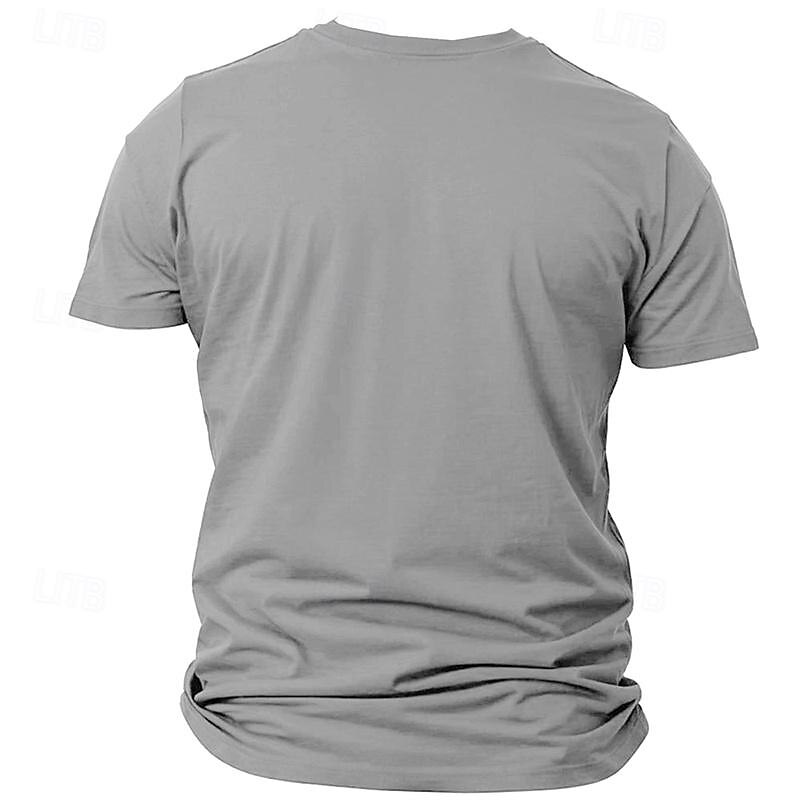 Men's Crown King T Shirt Tee Top Cotton Short Sleeve Graphic Shirt Heather Gray Black Red Comfortable Tee Vacation Street Fashion Designer Clothing2