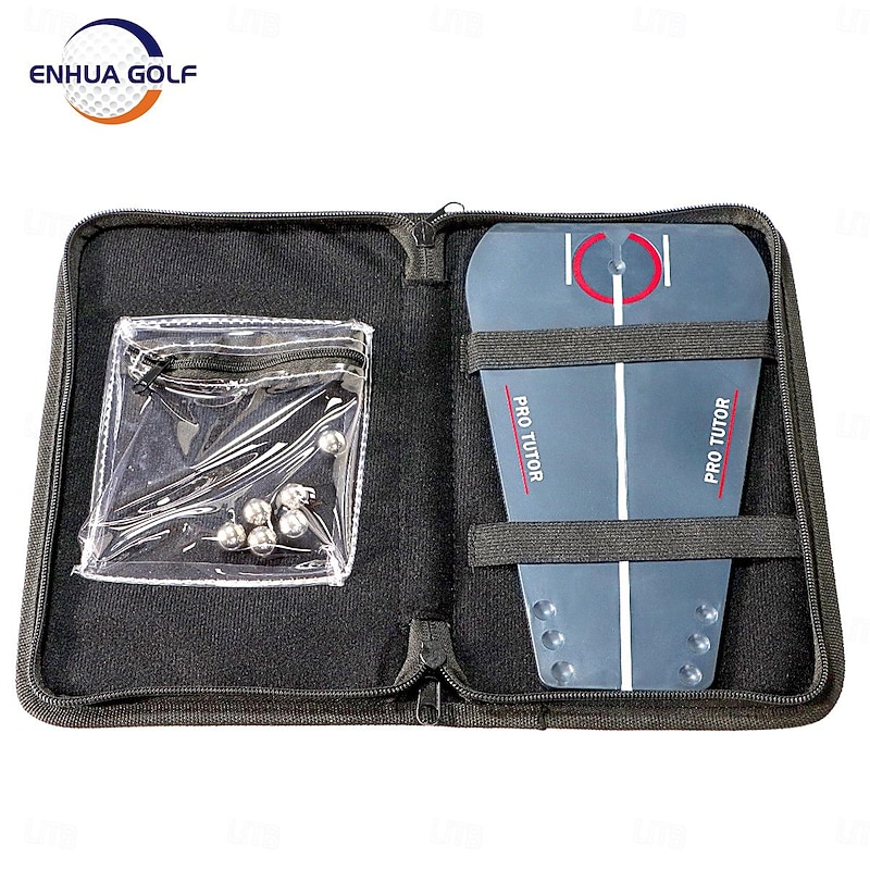 Golf Putting Tutor Golf Putting Trainer Golf Putting Aid Golf Putter Corrector with Free Zippered Bag for Beginners, Pros, Kids, Adults4