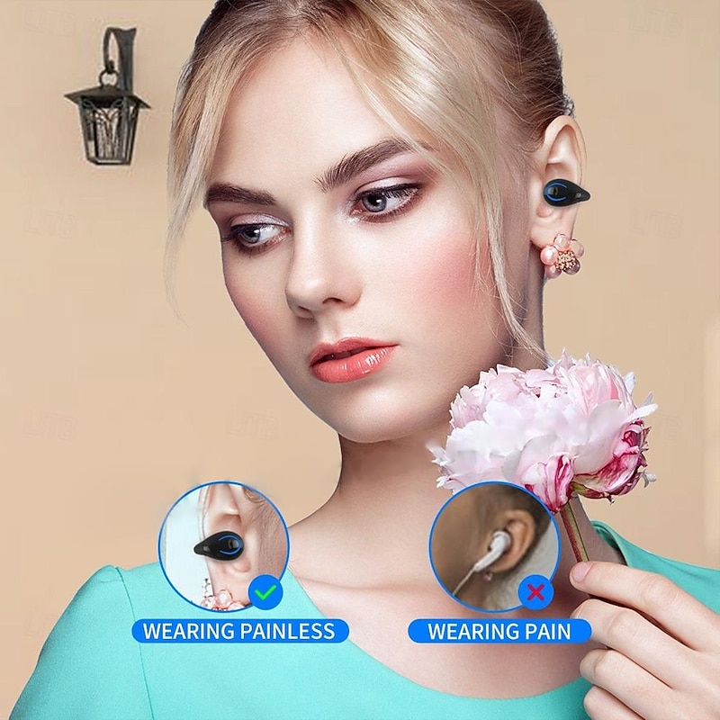 Single Earclip Fone Bluetooth Earphones Wireless Headphones Sports Headset Gamer No Ear Pain TWS Earbuds Blutooth Earphone3