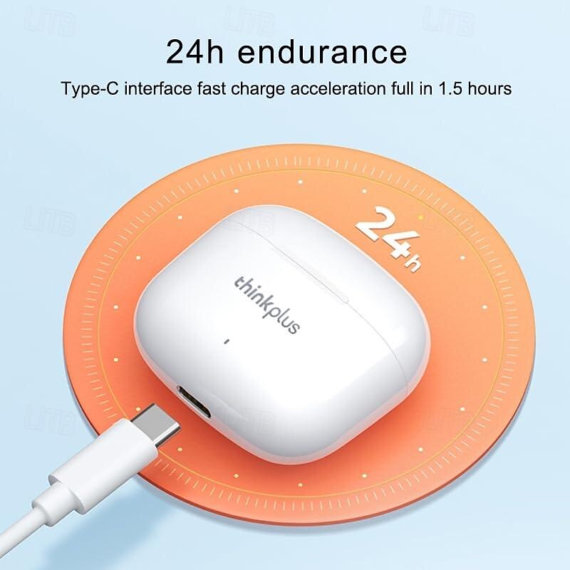 Lenovo LP40pro True Wireless Headphones TWS Earbuds In Ear Bluetooth 5.1 Noise cancellation Waterproof ENC Environmental Noise Cancellation for Apple Samsung Huawei Xiaomi MI  Fitness Running3