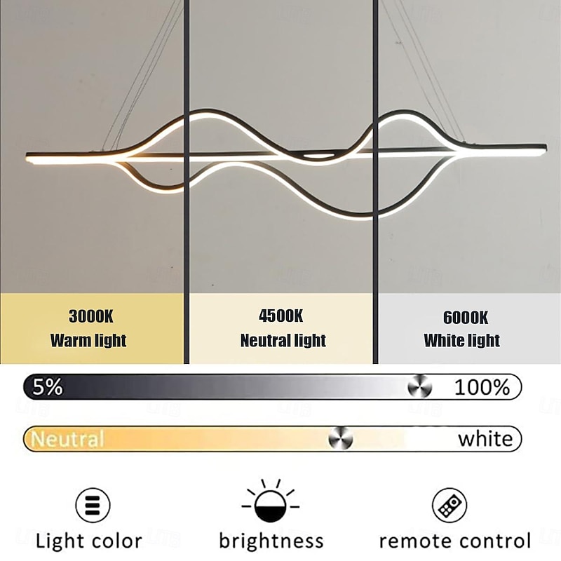 Led Chandeliers for Living Room Dining Room Kitchen Bar Hanglamp Suspension Luminaire Ceiling Pendant Lights 110-240V4