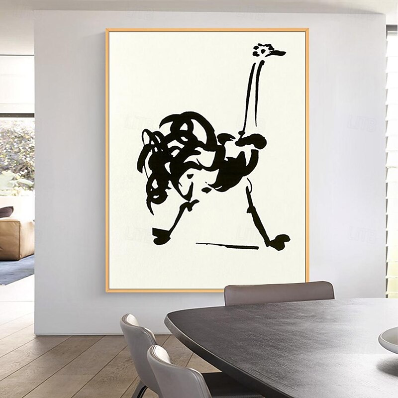 Mintura Handmade Pablo Picasso Famous Oil Paintings On Canvas Home Decoration Modern Wall Art Abstract Animal Picture For Home Decor Rolled Frameless Unstretched Painting3