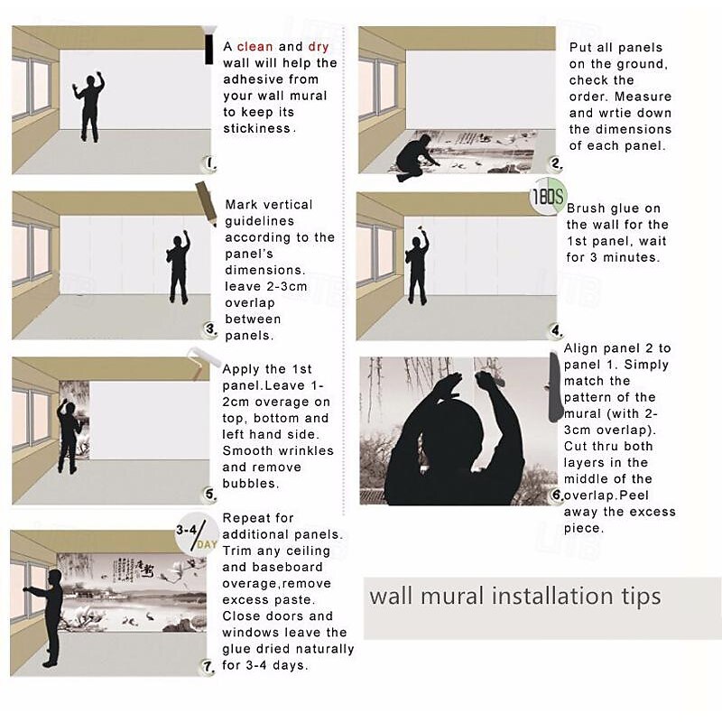 Cool Wallpapers Nature Wallpaper Wall Mural Fantasy Roll Wall Covering Sticker Peel and Stick Removable PVC/Vinyl Material Self Adhesive/Adhesive Required Wall Decor for Living Room Kitchen Bathroom4