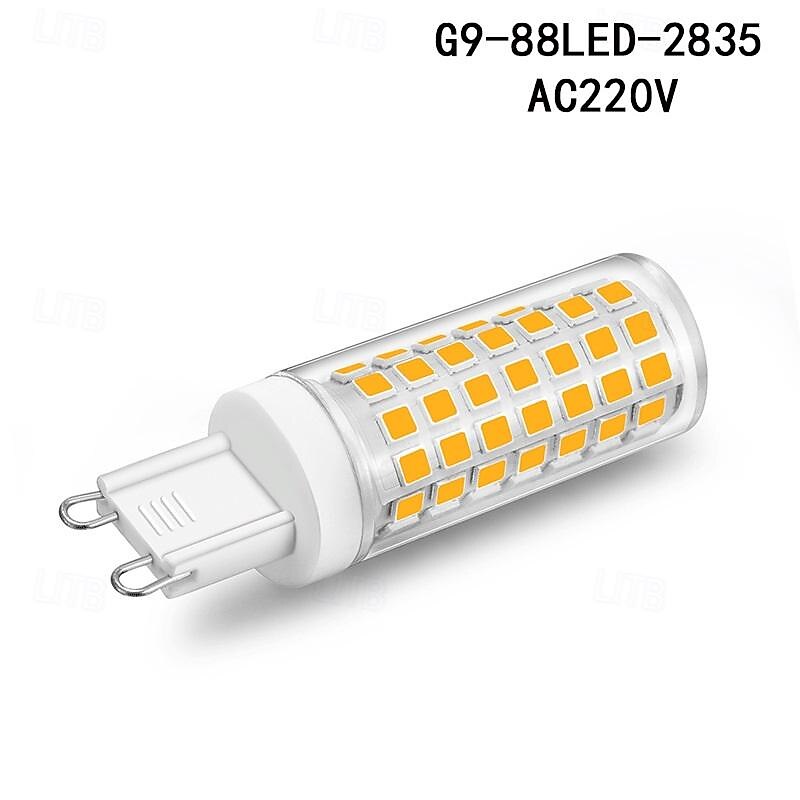 5PCS G9 LEDS 7W Equivalent to 70W Halogen Bulb 700lm Warm White 3000K/White 6000K G9 Energy Saving Bulbs Non-Dimmable Energy Efficiency Class E4