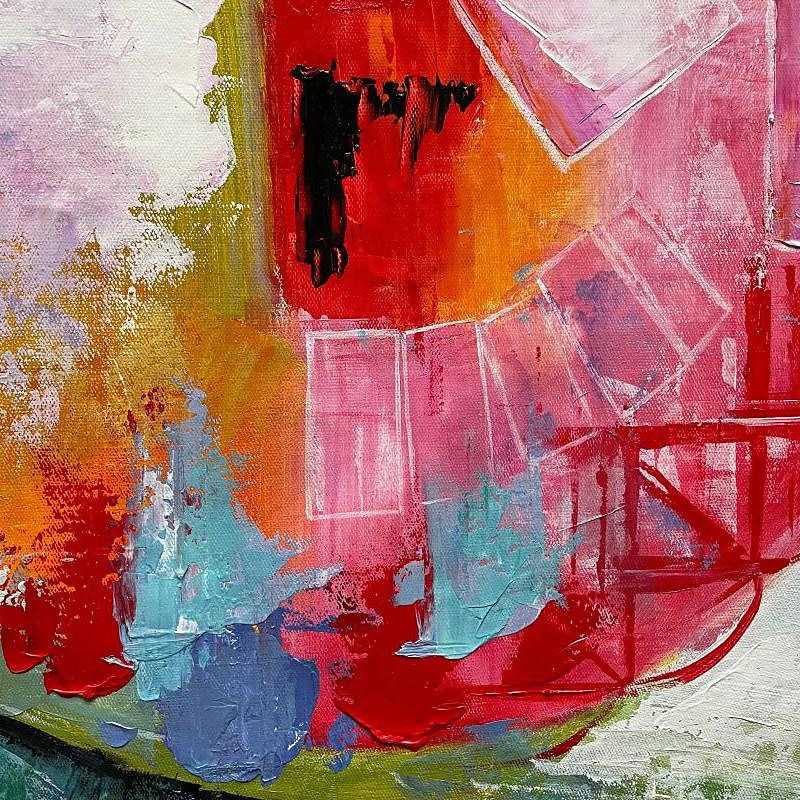 Handmade Oil Painting Canvas Wall Art Decoration Modern Abstract  Flowers for Home Decor Rolled Frameless Unstretched Paintin3