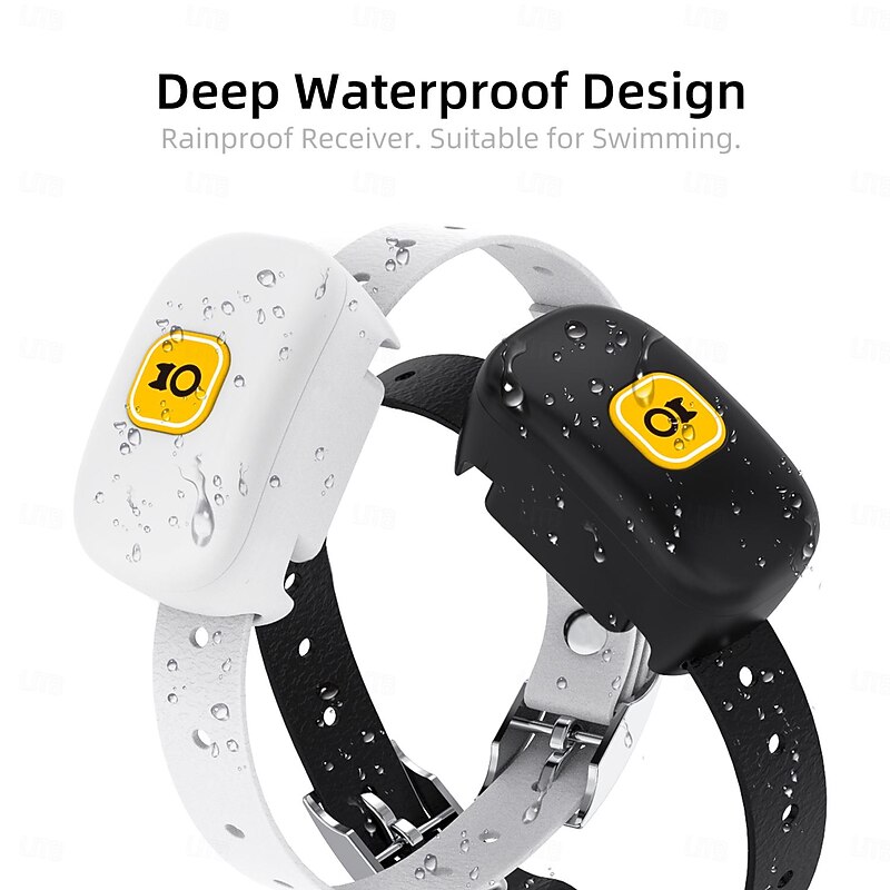 1200FT Pet Dog Training Collar with Remote Waterproof Rechargeable Beeps Vibrations Mode Human Suitable for Small Medium Large Dog4