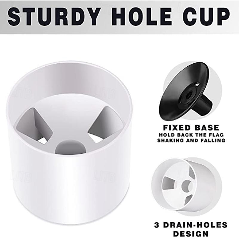 Complete Golf Practice Set - Includes Golf Green Flagstick, Golf Putting Cup, Perfect for Home Backyard Practice Sessions and Improving Your Golf Skills4