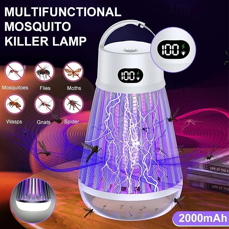 2-in-1 Multifunctional Mosquito Killer Light – Portable Home Mosquito Trap & Camping Lantern