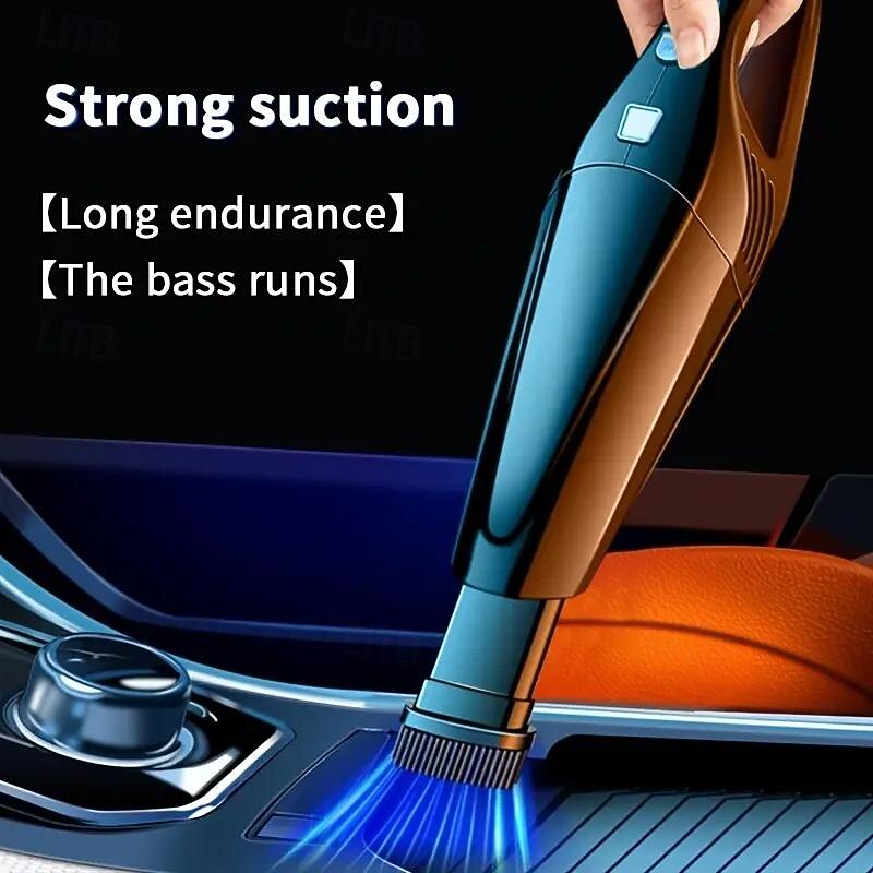 Car Vacuum Cleaner Dry and Wet Dual Mini Wireless Car Vacuum Cleaner Handheld Charging High Power Vacuum Cleaner4