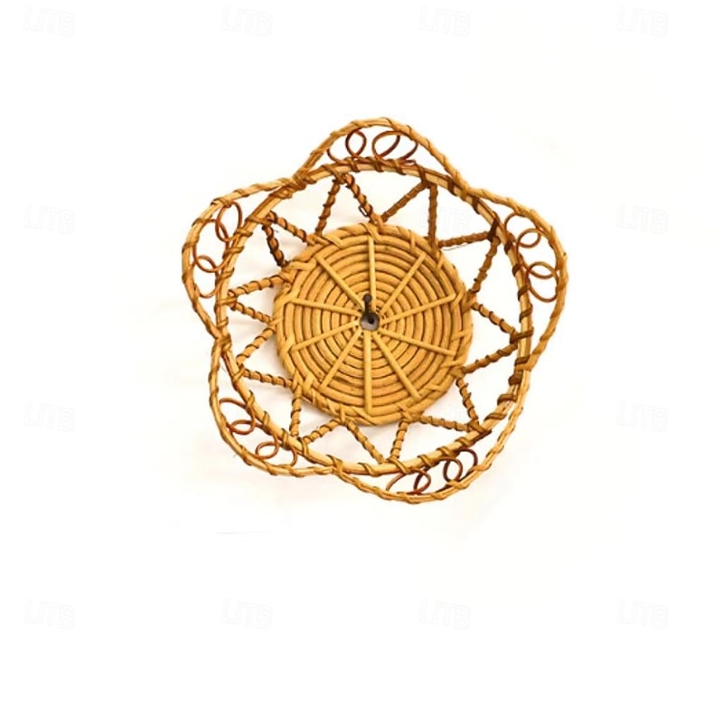 Wall Hanging Bohemian Gourd Grass Rattan Wall Decoration Round Ceiling Pendant Living Room Bedroom Study4