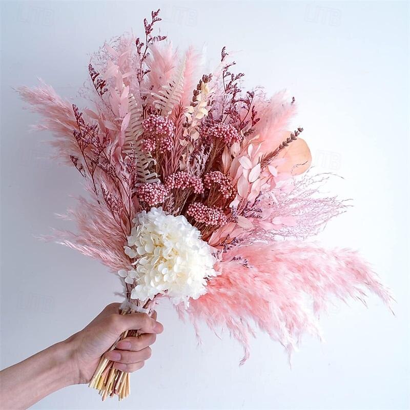 Yunnan Dried Flower Eternal Flower Small Reed Dried Flower Combination Flower Bundle Dried Flower Pampas Grass Dried Flower