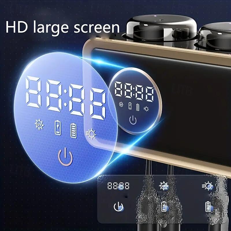 Toothbrush Sanitizer -Toothbrush Sanitizer And Holder - 6 Toothbrush Slots & Timing Function - Cordless Wall Mounted Toothbrushsterlilizer Tooth Brushcleaner For Bathroom3