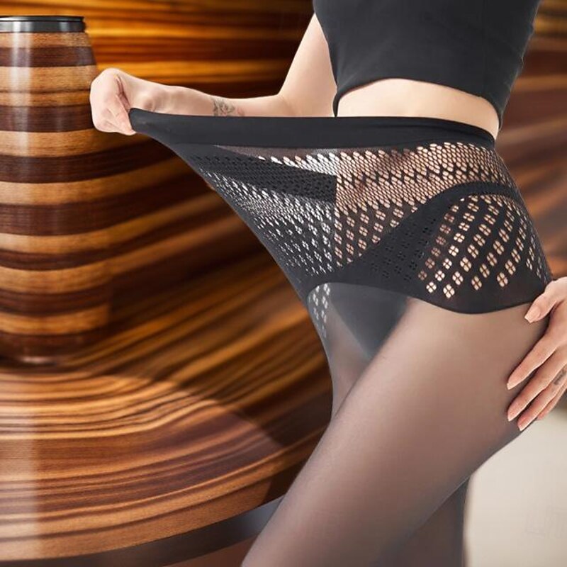 Women's Panty Hose Party Gift Daily Solid Color Acrylic Fibers Sexy Casual Elastic Leg Shaping Casual / Daily 1 Pair