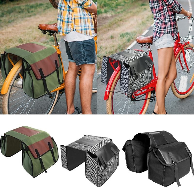 Storage Trunks Bike Hanging Bag Bike Rear Rack Bag Large Capacity Waterproof Bike Trunk Bag Bike Saddle Shopping Bag Support Width Less Than 13 Inches Of The Bike Frame