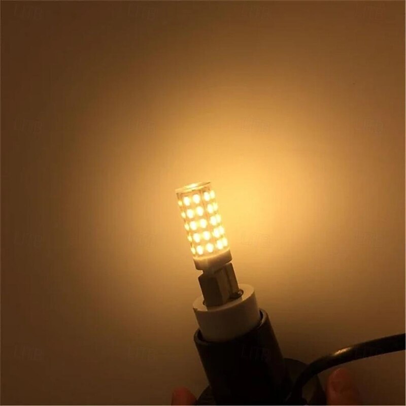 6pcs/10pcs Ceramic Led Bulbs E14/G9 Flicker Free AC110-265V 54LEDs SMD 2835 LED Corn Bulb Lamp High Power E14 LED Spotlight for Crystal light4