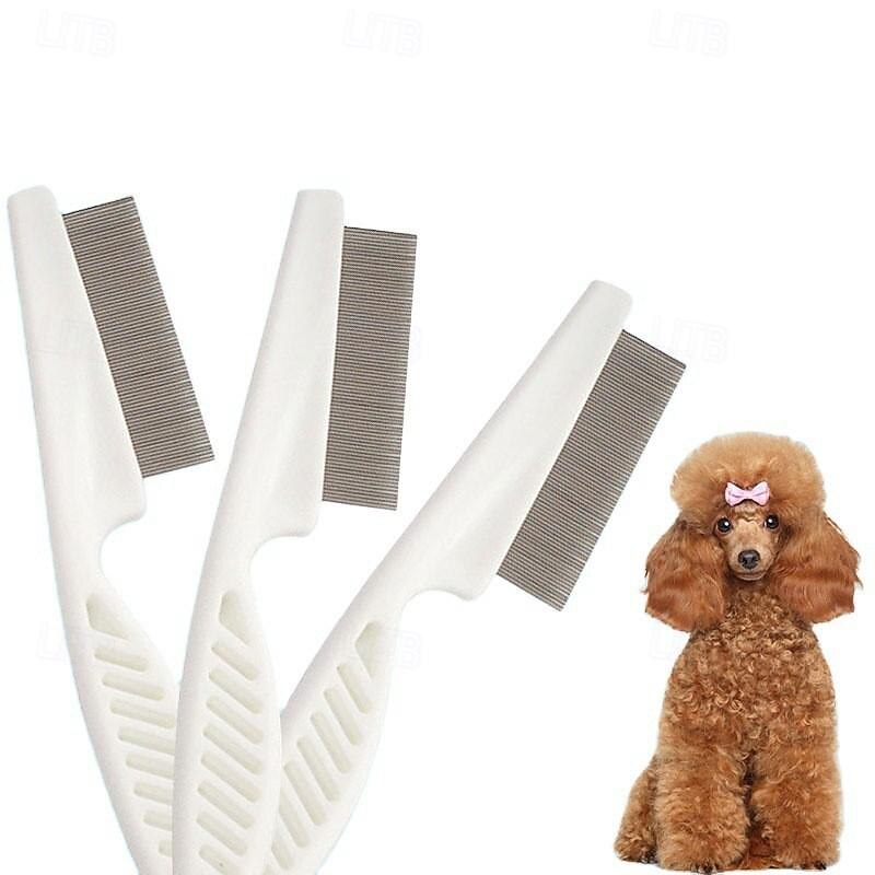 Dog Rabbits Cat Pets Grooming Plastic Stainless steel Grooming Kits Comb Dog Clean Supply Portable Massage Washable Casual Casual / Daily Pet Grooming Supplies One-piece Suit