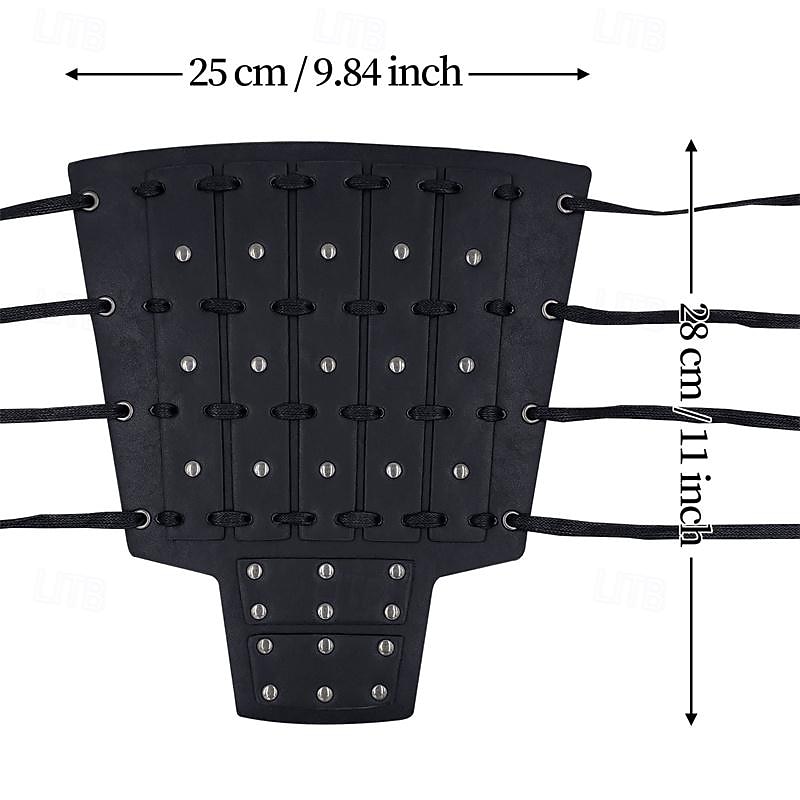 Retro Vintage Punk & Gothic Medieval Armor Wristband Wrist Brace Viking Knights Templar Crusader Archery Fancy Dress Men's Viking Fantasy Halloween Carnival Masquerade Party Stage LARP Adults' 13