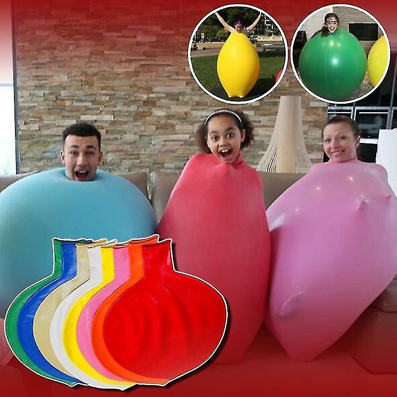 2 Pcs Giant Human Balloon 36 Inch Round Balloons Extra Jumbo & Thick Giant Latex Balloon For Wedding2