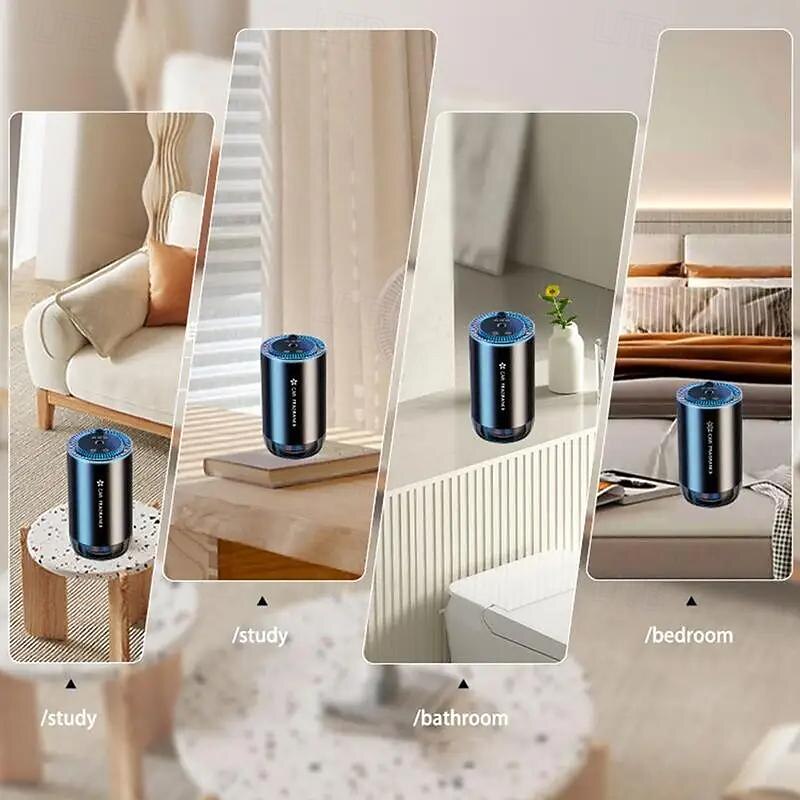 Car Diffuser Air Freshener - Aromatherapy Machine with Starry Sky Design, Start-Stop Feature, Includes Car Perfume & Oil4