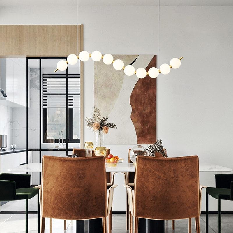 Led Pendant Light，Island Design,Single Design French Creative Metal Lamp,Suitable ForBar counter,Dining Room,Bedroom,LED Light Source Included 110-120V 220-240V2