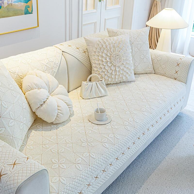Quilted Sofa Slipcover Sofa Seat Cover Sectional Couch Covers,Furniture Protector Anti-Slip Couch Covers for Dogs Cats Kids(Sold by Piece/Not All Set)4