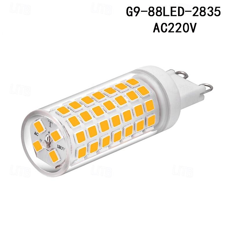 5PCS G9 LEDS 7W Equivalent to 70W Halogen Bulb 700lm Warm White 3000K/White 6000K G9 Energy Saving Bulbs Non-Dimmable Energy Efficiency Class E3