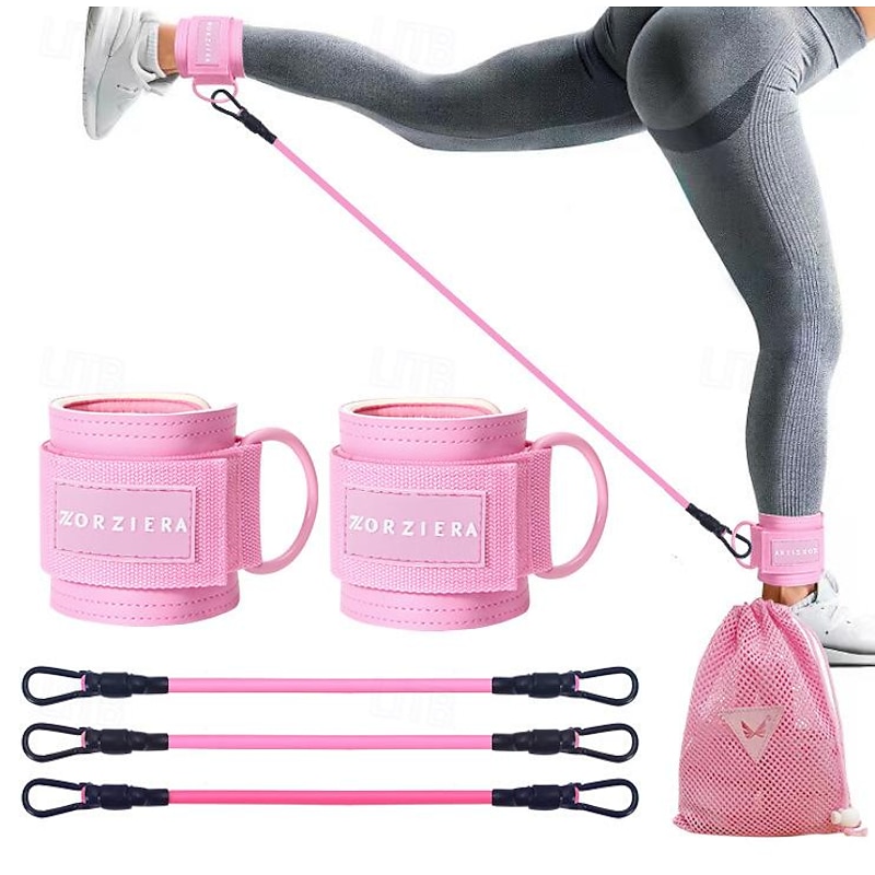 Fitness Ankle Buckle Hip And Leg Trainer Ankle Loop Leg Strap Elastic Band Gantry Ankle Buckle Accessories