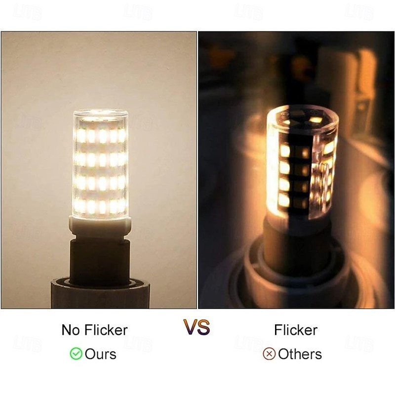 6pcs/10pcs Ceramic Led Bulbs E14/G9 Flicker Free AC110-265V 54LEDs SMD 2835 LED Corn Bulb Lamp High Power E14 LED Spotlight for Crystal light2