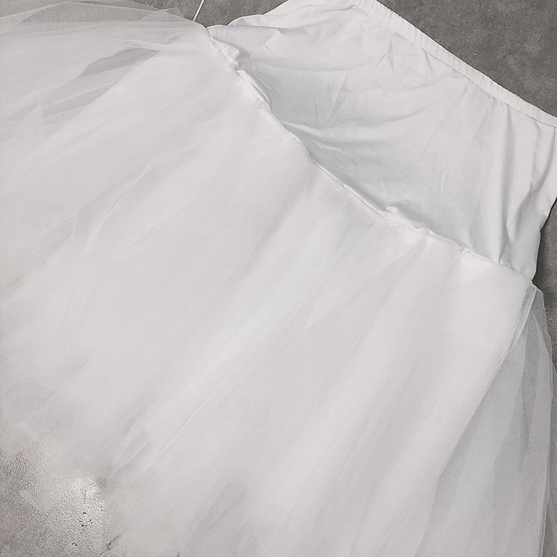 Retro Vintage 1950s Petticoat Hoop Skirt Tutu Tulle Skirt Solid Color A-Line Fancy Dress Women's Halloween Masquerade Wedding Tea Party Casual Daily Adults Skirt4