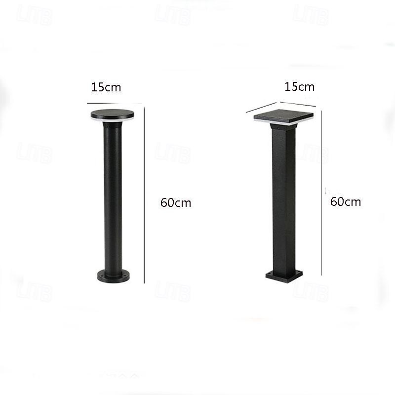 Outdoor Waterproof Garden Lamp Lawn Lamp Modern Simple Landscape Light Light Pathway Stand Pole Lamp Villa Garden Bundro Lights Garden Lamp 110-240V4