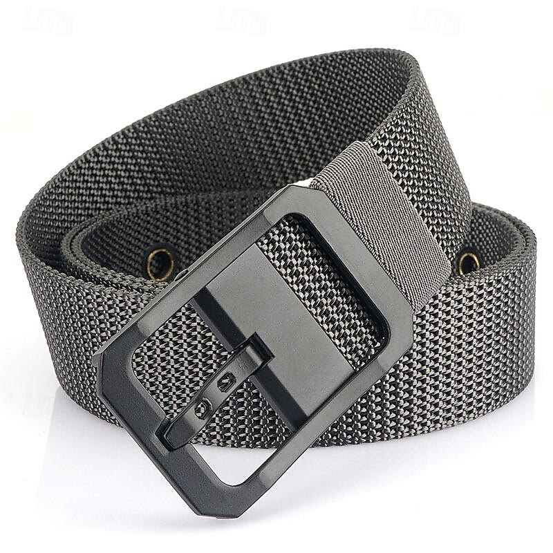 Men's Belt Nylon Belt Waist Belt Black Red Zinc Alloy Nylon Durable Adjustable Plain Outdoor Daily2