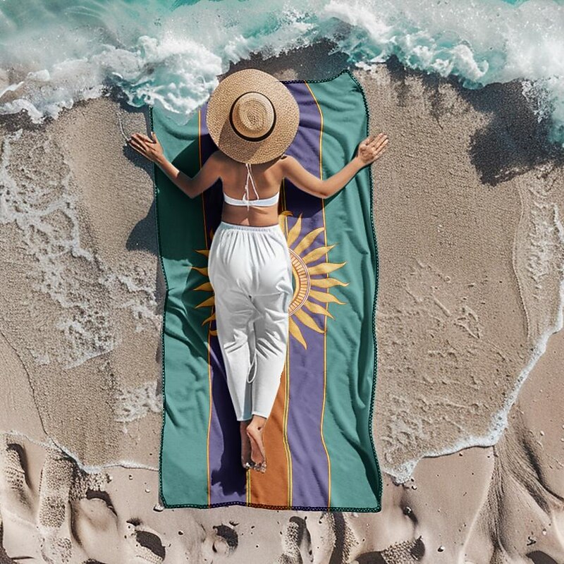 Beach Towel Bath Towel Large 3D Print Sea Pattern Towel Bath Towel Beach Sheet Blanket Classic 100% Micro Fiber Comfy Blankets3