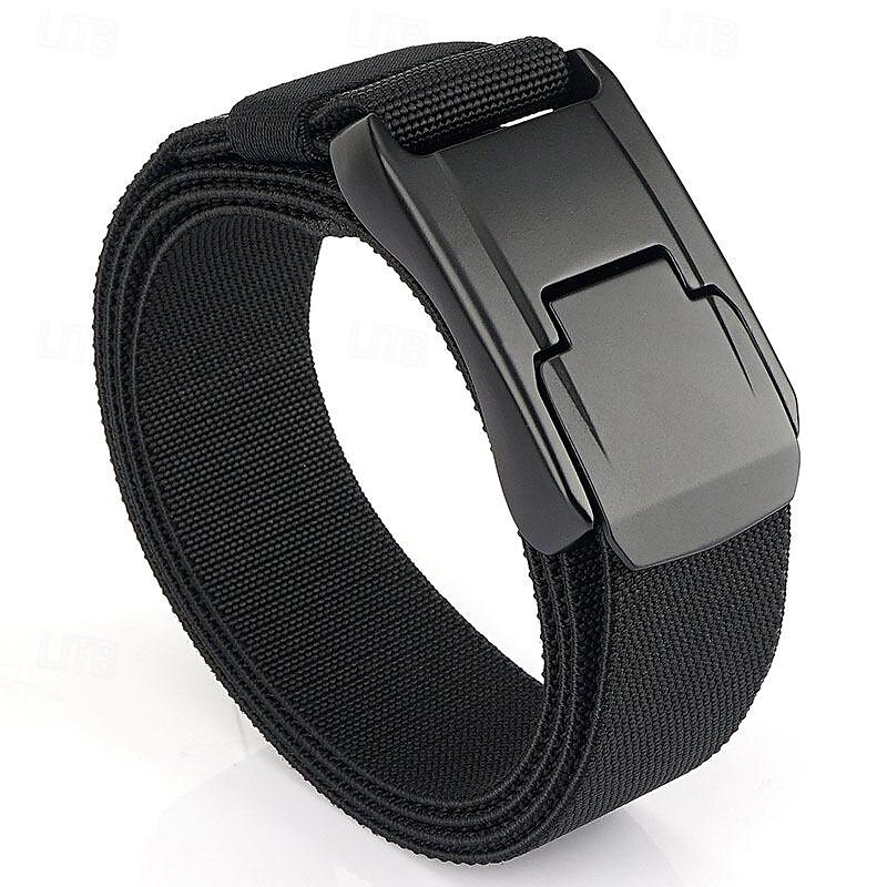 Men's Belt Tactical Belt Waist Belt Black Kakhi Polyester Alloy Durable Adjustable Plain Outdoor Daily2