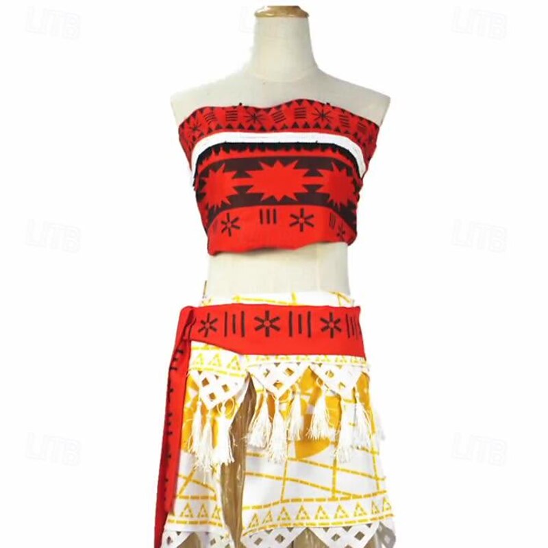 Princess Moana Cosplay Costume Outfits Cosplay Movie Cosplay for Women's Girls' Kid's Adults' Carnival Masquerade Event / Party Masquerade2