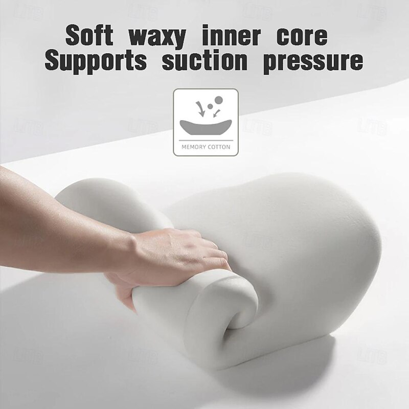 2 PCSCar Headrest Lumbar Support Lumbar Cushion Memory Foam Cushion Backrest Lumbar Pillow Car Comfortable Neck Pillow Car Accsesorie4