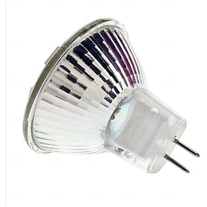 3W MR11 GU4 Led Bulb 300LM 3000K 6000K AC/DC12-24V Low Voltage Bulb Spotlight for Outdoor Landscape Track Lighting Non-Dimmable (4 pcs)3