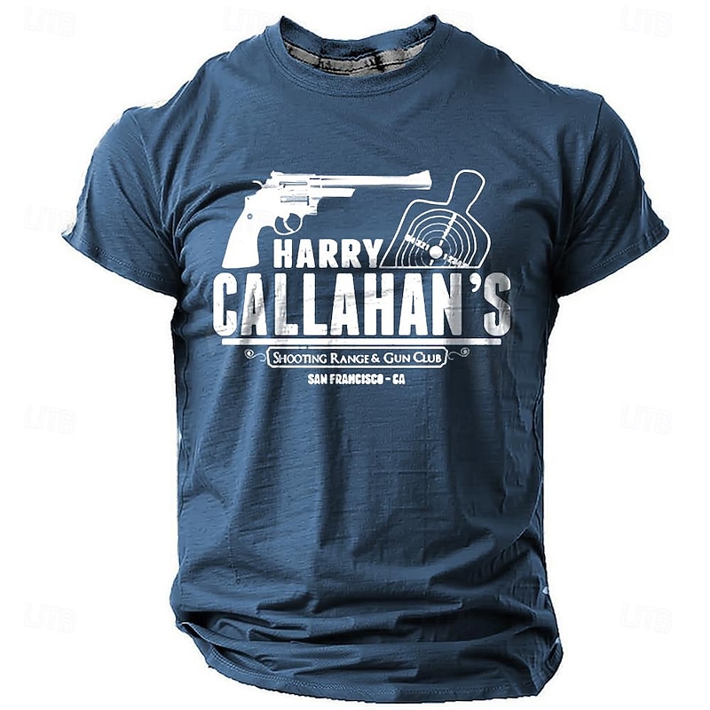 Men's Graphic Cowboy T Shirt Short Sleeve T shirt 3D Print Crew Neck Shirt Retro Vintage Casual Street Style Sports Outdoor Holiday Going out Black Blue Army Green Spring & Summer Clothing Apparel S4