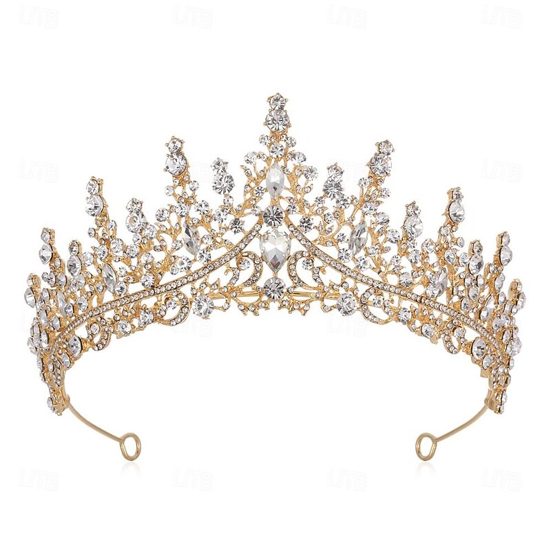 Multi Diamond Crown Wedding Headpiece Hair Accessories Banquet Headpiece Crown Ball Party Bride Head2