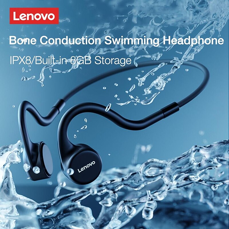 Lenovo X5 True Wireless Headphones TWS Earbuds Ear Hook Bluetooth5.0 Ergonomic Design Waterproof IPX7 Deep Bass for Apple Samsung Huawei Xiaomi MI  Fitness Gym Workout Running Mobile Phone