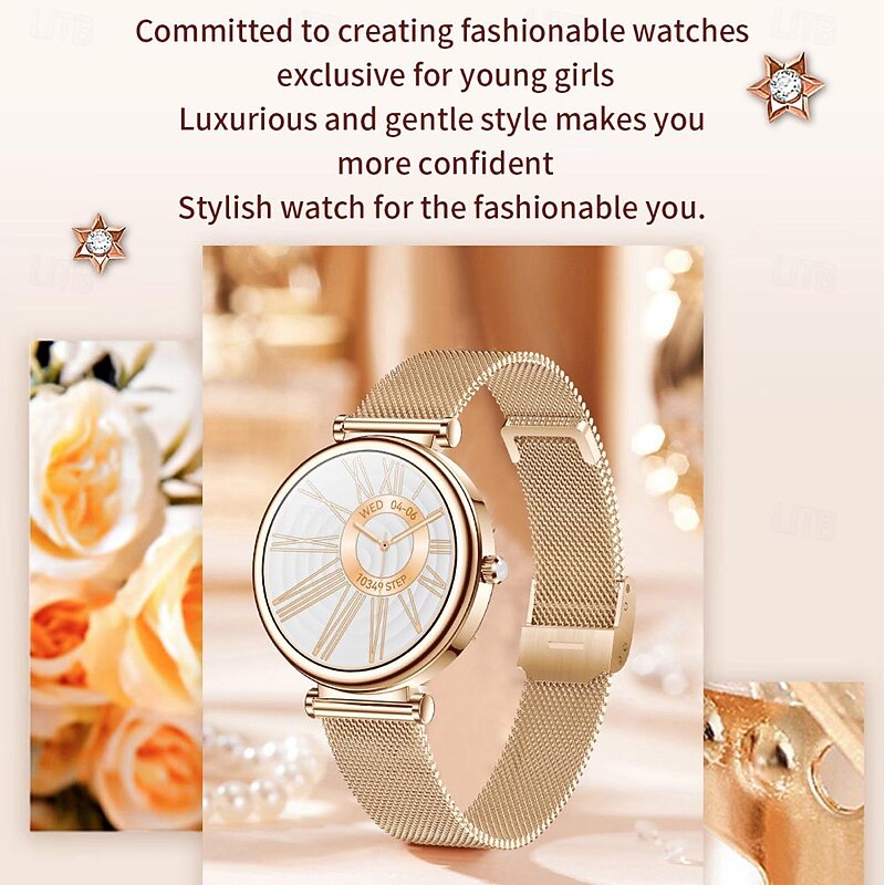 696 I109 Smart Watch 1.27 inch Smartwatch Fitness Running Watch Bluetooth ECG+PPG Pedometer Call Reminder Compatible with Android iOS Women Men Hands-Free Calls Message Reminder IP 67 41mm Watch Case4