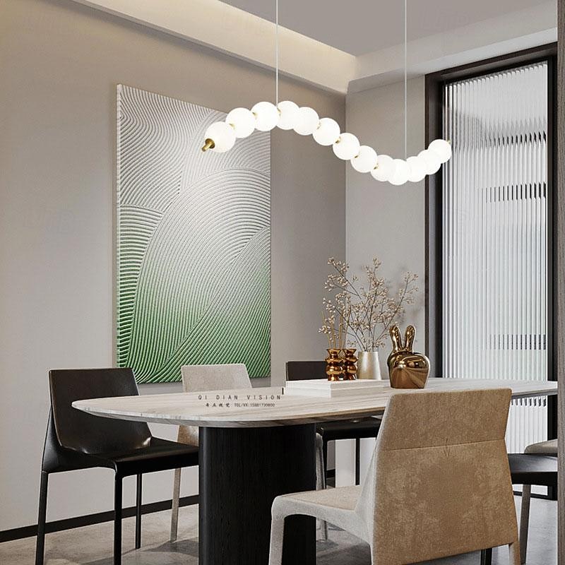 Led Pendant Light，Island Design,Single Design French Creative Metal Lamp,Suitable ForBar counter,Dining Room,Bedroom,LED Light Source Included 110-120V 220-240V