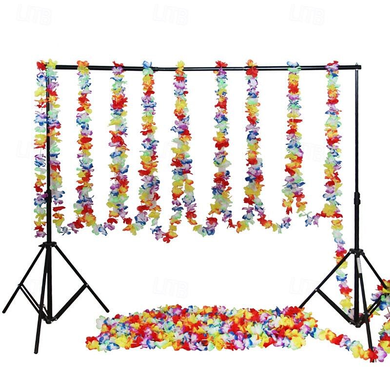 Party Colored Flower Stripe Ring Lacquered Decorative Flower 2-30 meters Long Halloween Party Supplies