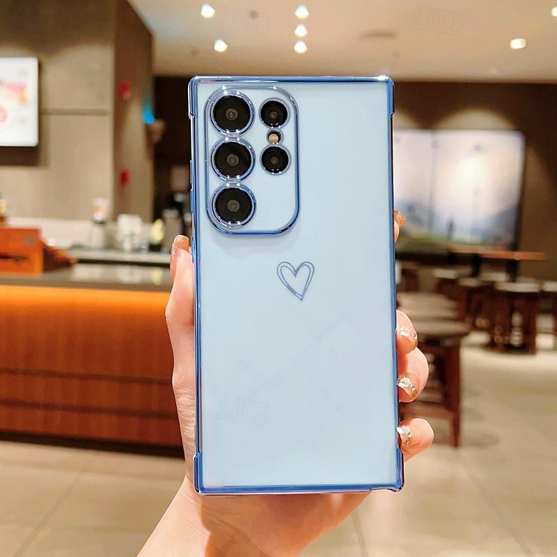 Phone Case For Samsung Galaxy S25 S24 S23 S23 FE S22 S21 Ultra Plus A55 5G A35 5G A25 A15 Back Cover Shockproof TPU Plating4