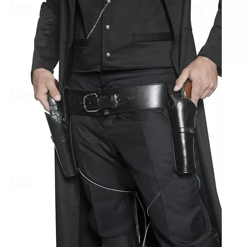 18th Century 17th Century State of Texas Holster Pirate West Cowboy Ameirican Fancy Dress Men's Masquerade Performance Masquerade Bachelorette Party Adults' Belt3