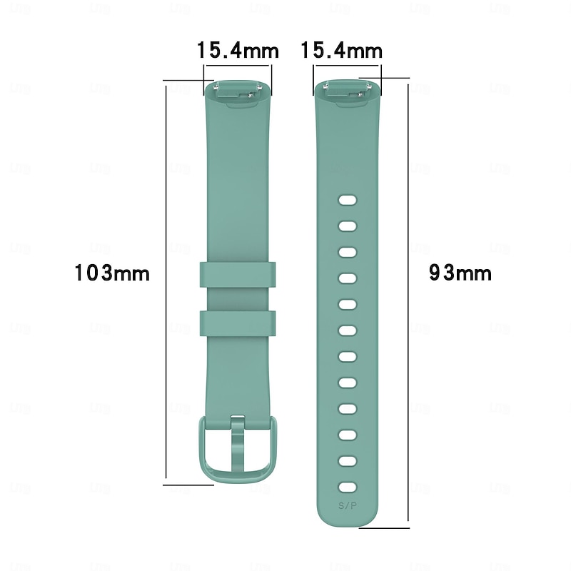Smart Watch Band Compatible with Fitbit Inspire 3 Silicone Smartwatch Strap Metal Clasp Waterproof Adjustable Sport Band Replacement  Wristband2