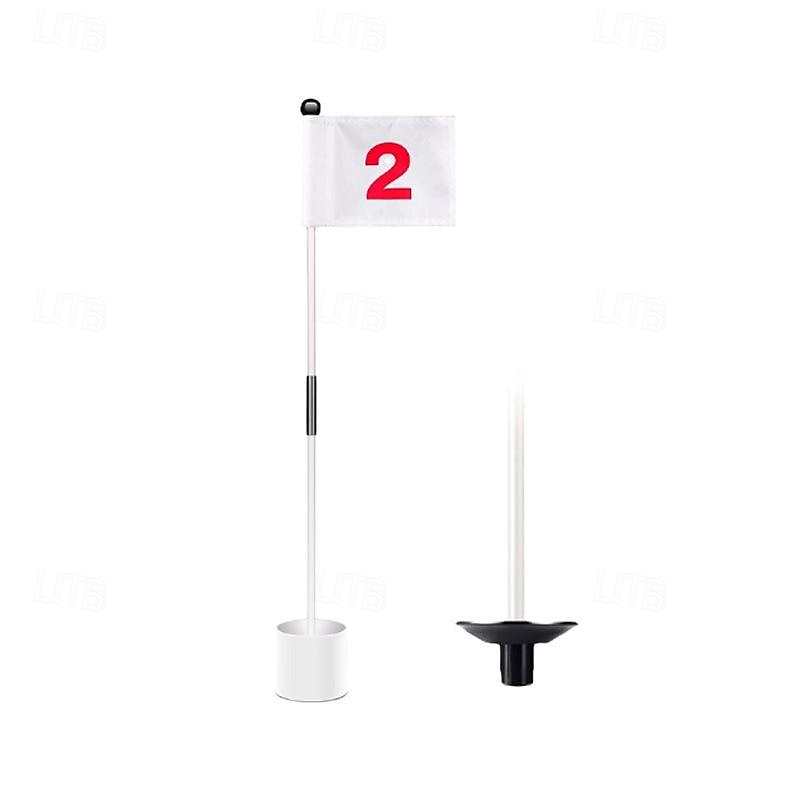 Complete Golf Practice Set - Includes Golf Green Flagstick, Golf Putting Cup, Perfect for Home Backyard Practice Sessions and Improving Your Golf Skills2