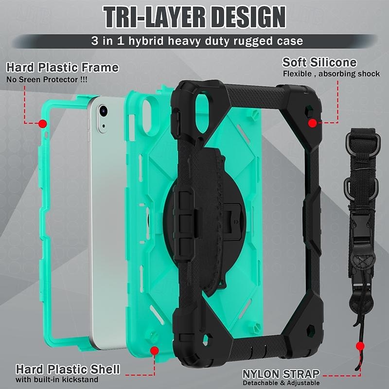 Tablet Case Cover For Apple iPad 10th 10.9'' iPad Air 5th 4th 10.9" ipad 9th 8th 7th Generation 10.2 inch iPad mini 6th 8.3" iPad Air 2nd 9.7'' iPad Pro 4th 11'' iPad Pro 3rd 11'' iPad Pro 2nd 114